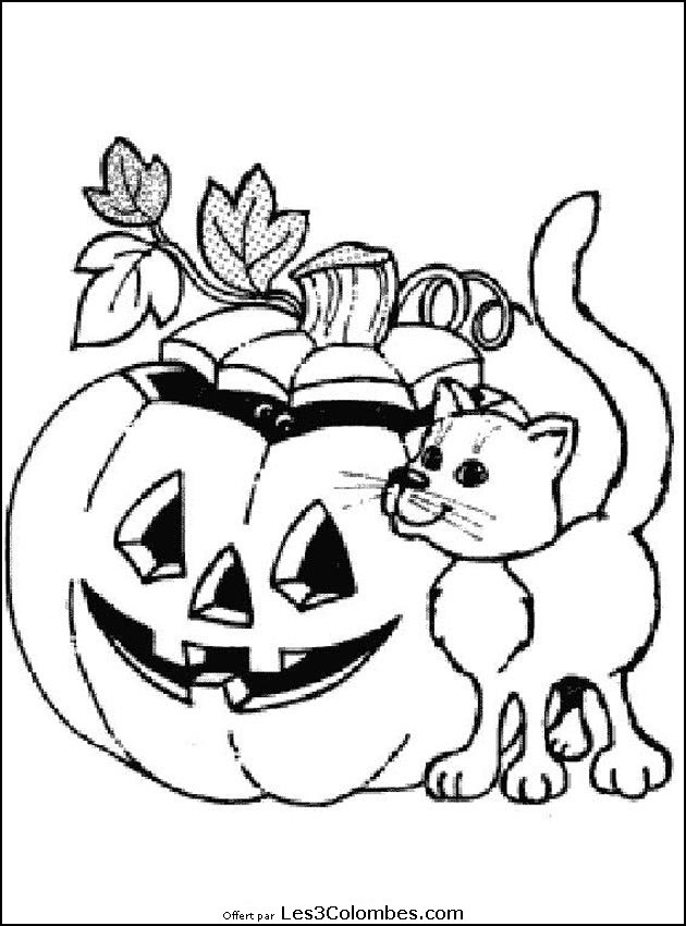 Dibujo para colorear: Halloween (Fiestas y ocasiones especiales) #55151 - Dibujos para Colorear e Imprimir Gratis