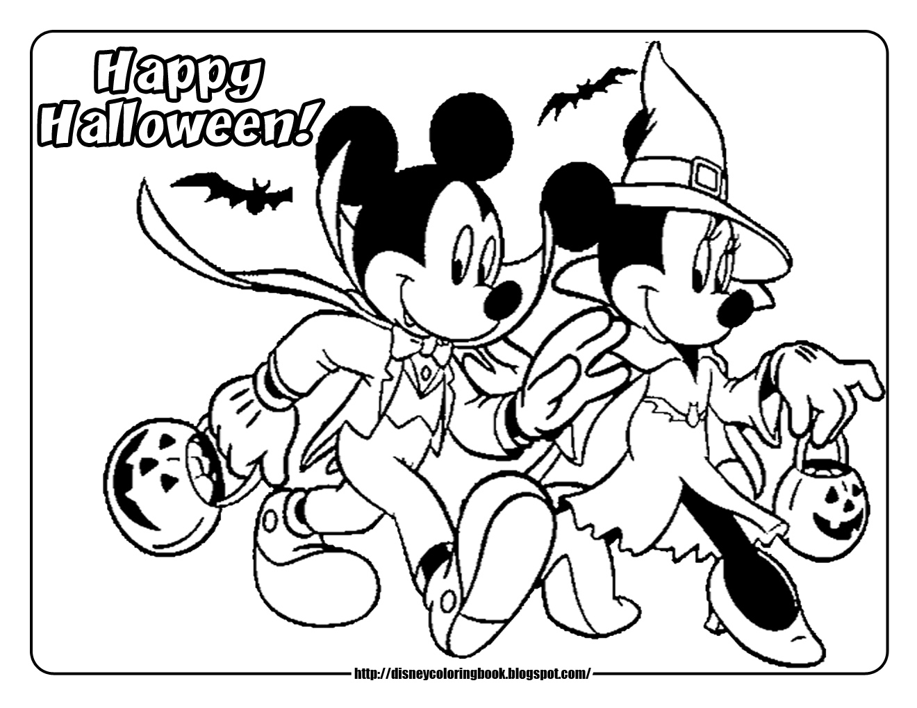 Dibujo para colorear: Halloween (Fiestas y ocasiones especiales) #55194 - Dibujos para Colorear e Imprimir Gratis