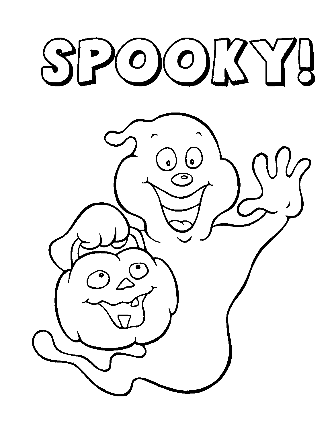 Dibujo para colorear: Halloween (Fiestas y ocasiones especiales) #55212 - Dibujos para Colorear e Imprimir Gratis