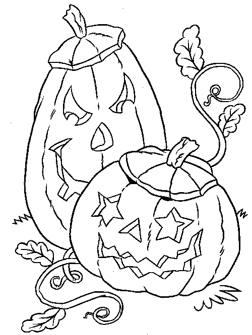 Dibujo para colorear: Halloween (Fiestas y ocasiones especiales) #55242 - Dibujos para Colorear e Imprimir Gratis