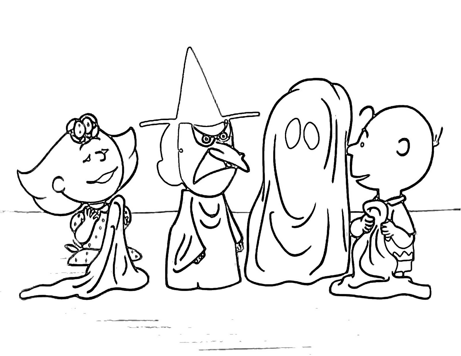 Dibujo para colorear: Halloween (Fiestas y ocasiones especiales) #55270 - Dibujos para Colorear e Imprimir Gratis