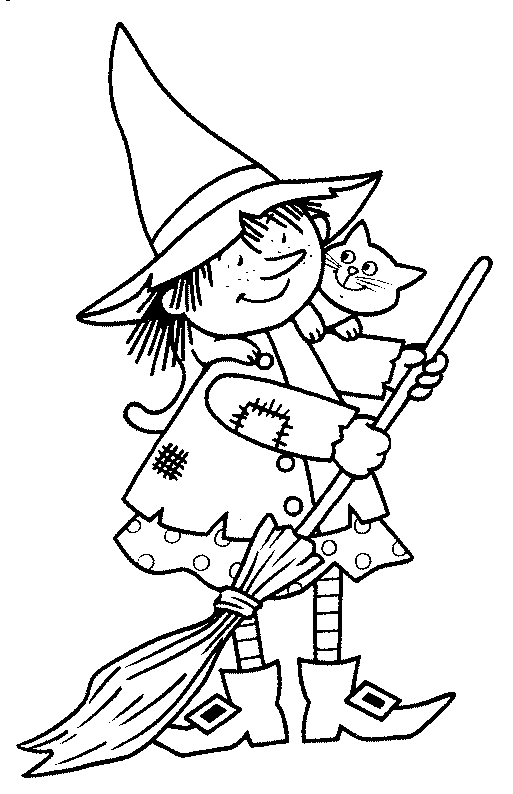 Dibujo para colorear: Halloween (Fiestas y ocasiones especiales) #55277 - Dibujos para Colorear e Imprimir Gratis