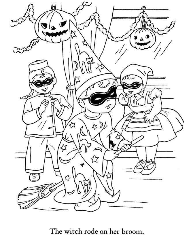 Dibujo para colorear: Halloween (Fiestas y ocasiones especiales) #55285 - Dibujos para Colorear e Imprimir Gratis