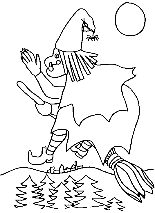 Dibujo para colorear: Halloween (Fiestas y ocasiones especiales) #55288 - Dibujos para Colorear e Imprimir Gratis