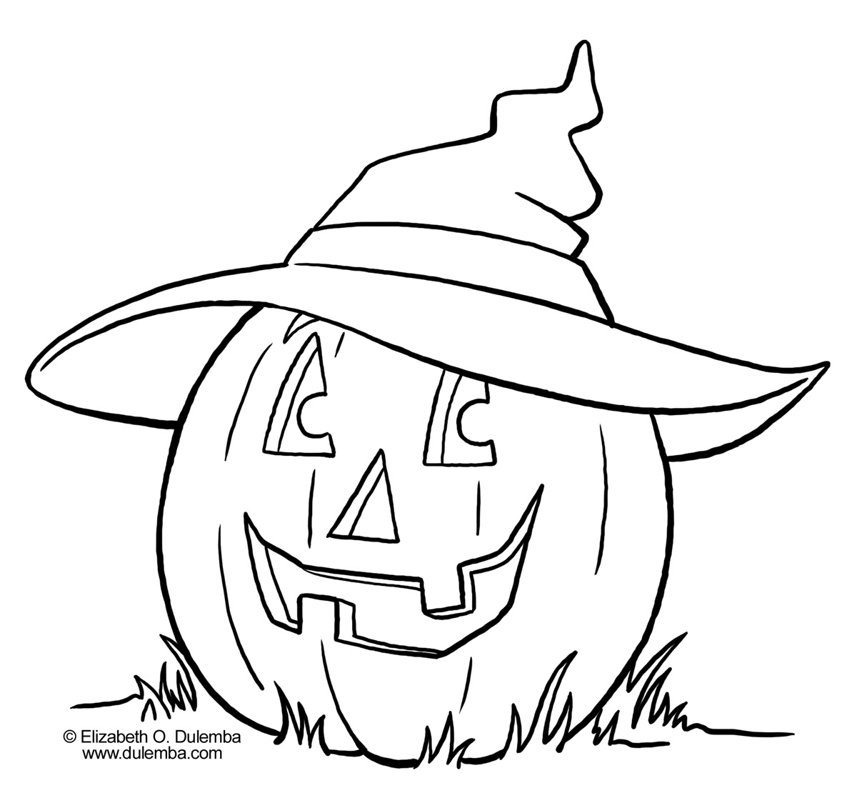 Dibujo para colorear: Halloween (Fiestas y ocasiones especiales) #55291 - Dibujos para Colorear e Imprimir Gratis