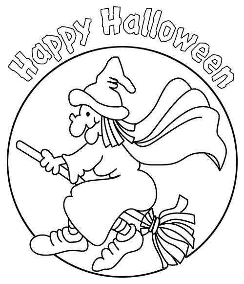 Dibujo para colorear: Halloween (Fiestas y ocasiones especiales) #55320 - Dibujos para Colorear e Imprimir Gratis