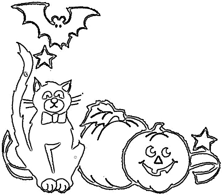 Dibujo para colorear: Halloween (Fiestas y ocasiones especiales) #55324 - Dibujos para Colorear e Imprimir Gratis