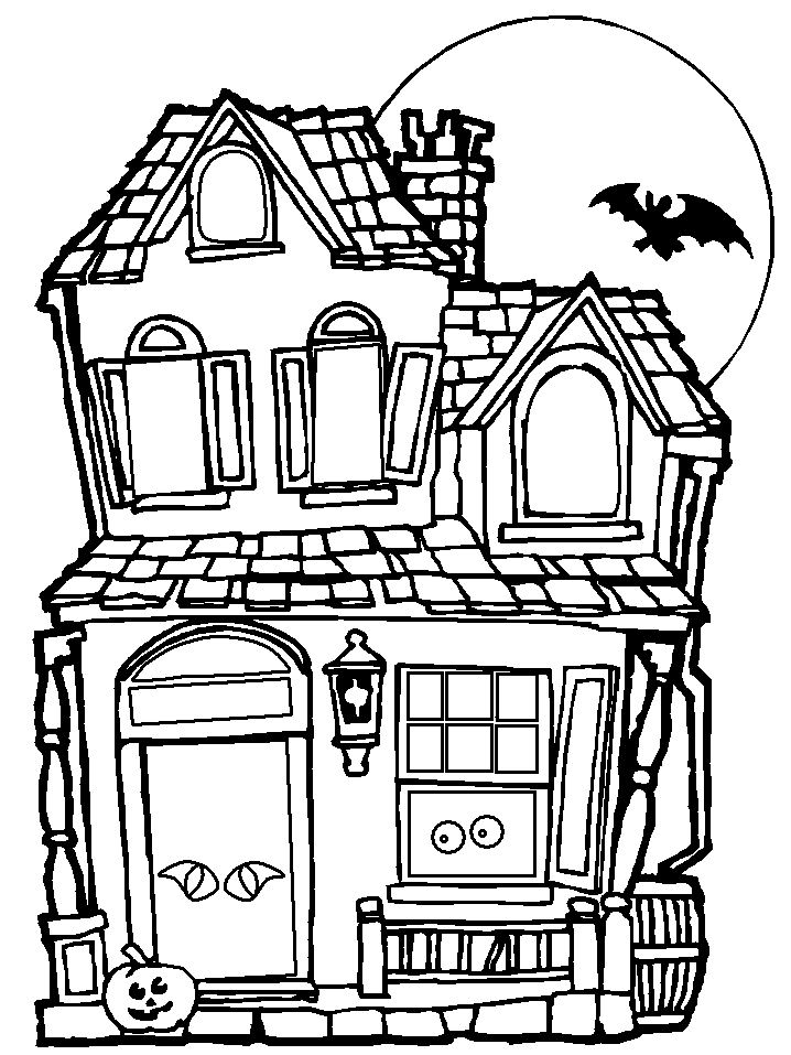 Dibujo para colorear: Halloween (Fiestas y ocasiones especiales) #55327 - Dibujos para Colorear e Imprimir Gratis