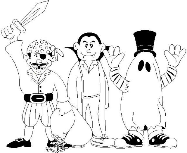 Dibujo para colorear: Halloween (Fiestas y ocasiones especiales) #55338 - Dibujos para Colorear e Imprimir Gratis