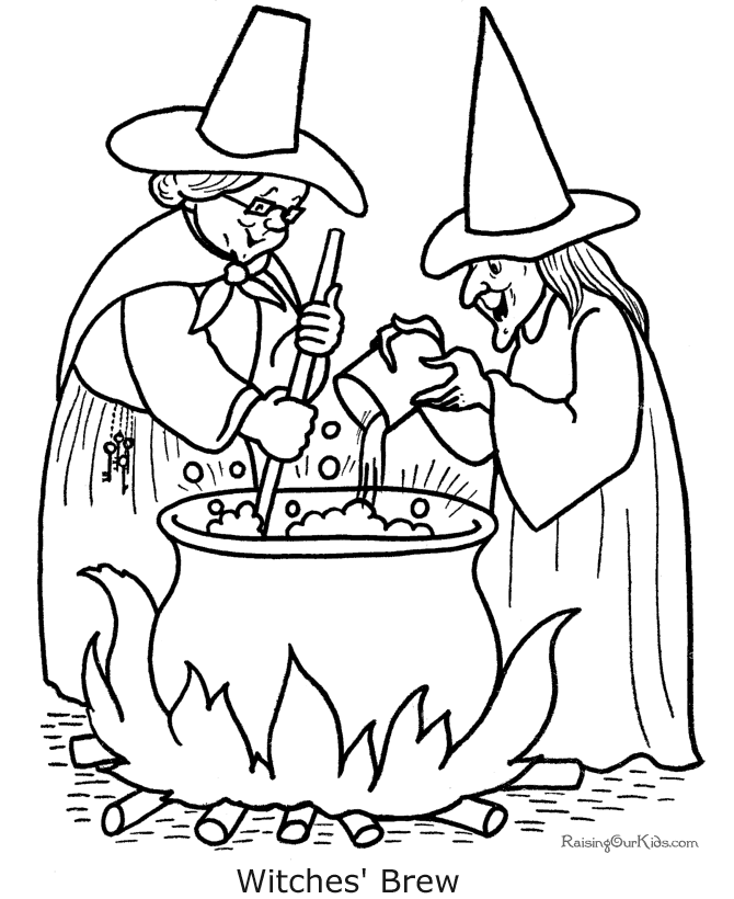 Dibujo para colorear: Halloween (Fiestas y ocasiones especiales) #55358 - Dibujos para Colorear e Imprimir Gratis