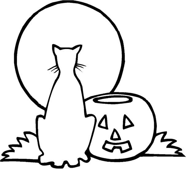 Dibujo para colorear: Halloween (Fiestas y ocasiones especiales) #55376 - Dibujos para Colorear e Imprimir Gratis