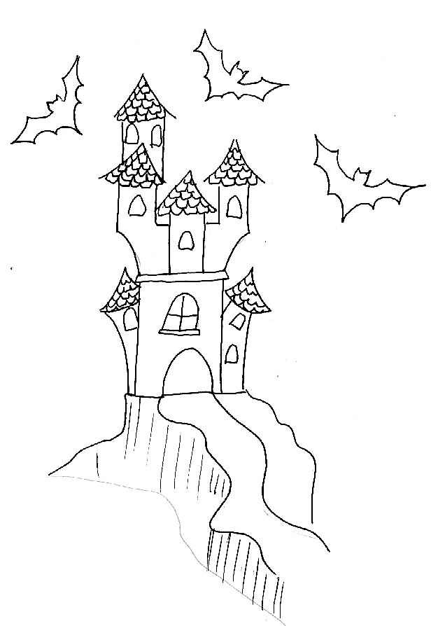 Dibujo para colorear: Halloween (Fiestas y ocasiones especiales) #55392 - Dibujos para Colorear e Imprimir Gratis