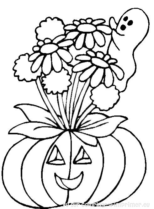 Dibujo para colorear: Halloween (Fiestas y ocasiones especiales) #55443 - Dibujos para Colorear e Imprimir Gratis