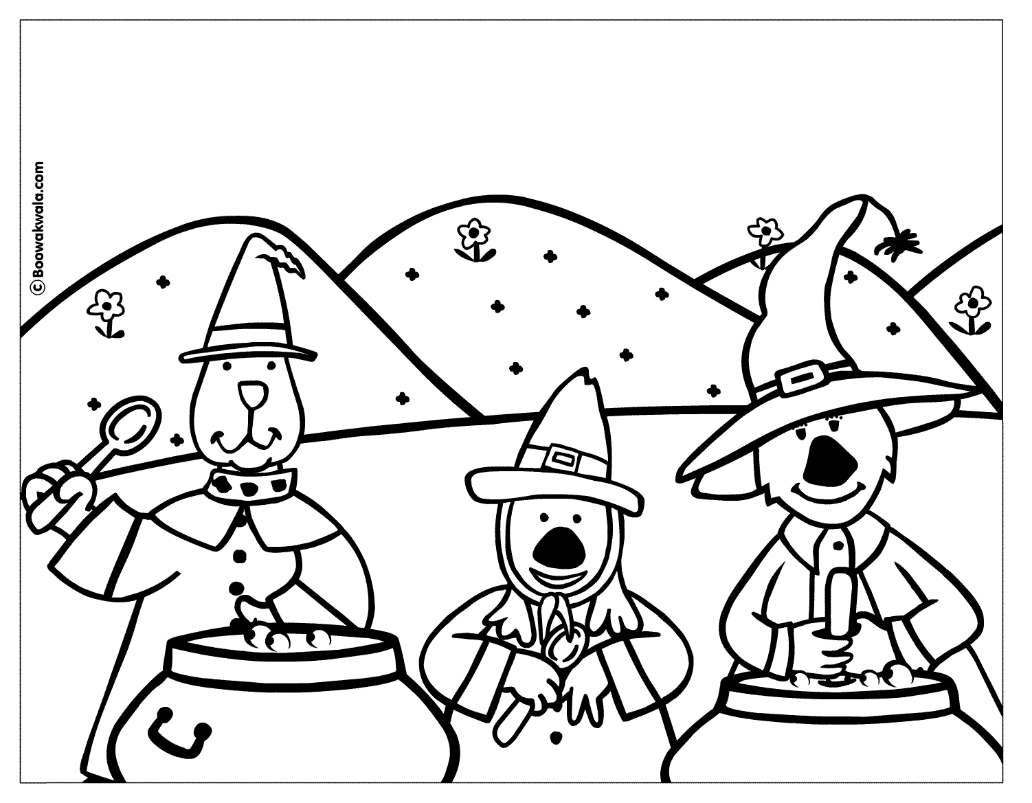 Dibujo para colorear: Halloween (Fiestas y ocasiones especiales) #55455 - Dibujos para Colorear e Imprimir Gratis