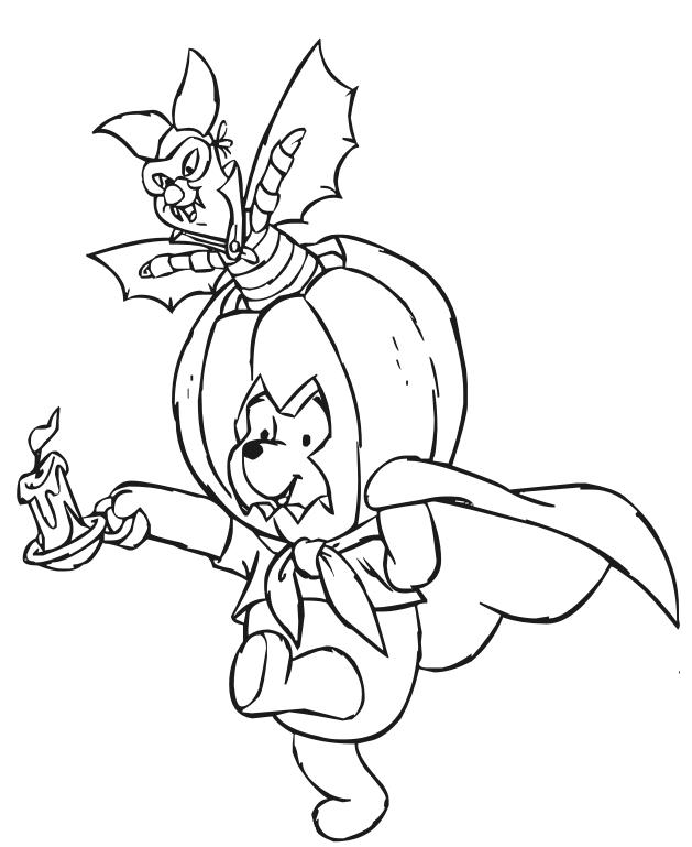 Dibujo para colorear: Halloween (Fiestas y ocasiones especiales) #55488 - Dibujos para Colorear e Imprimir Gratis