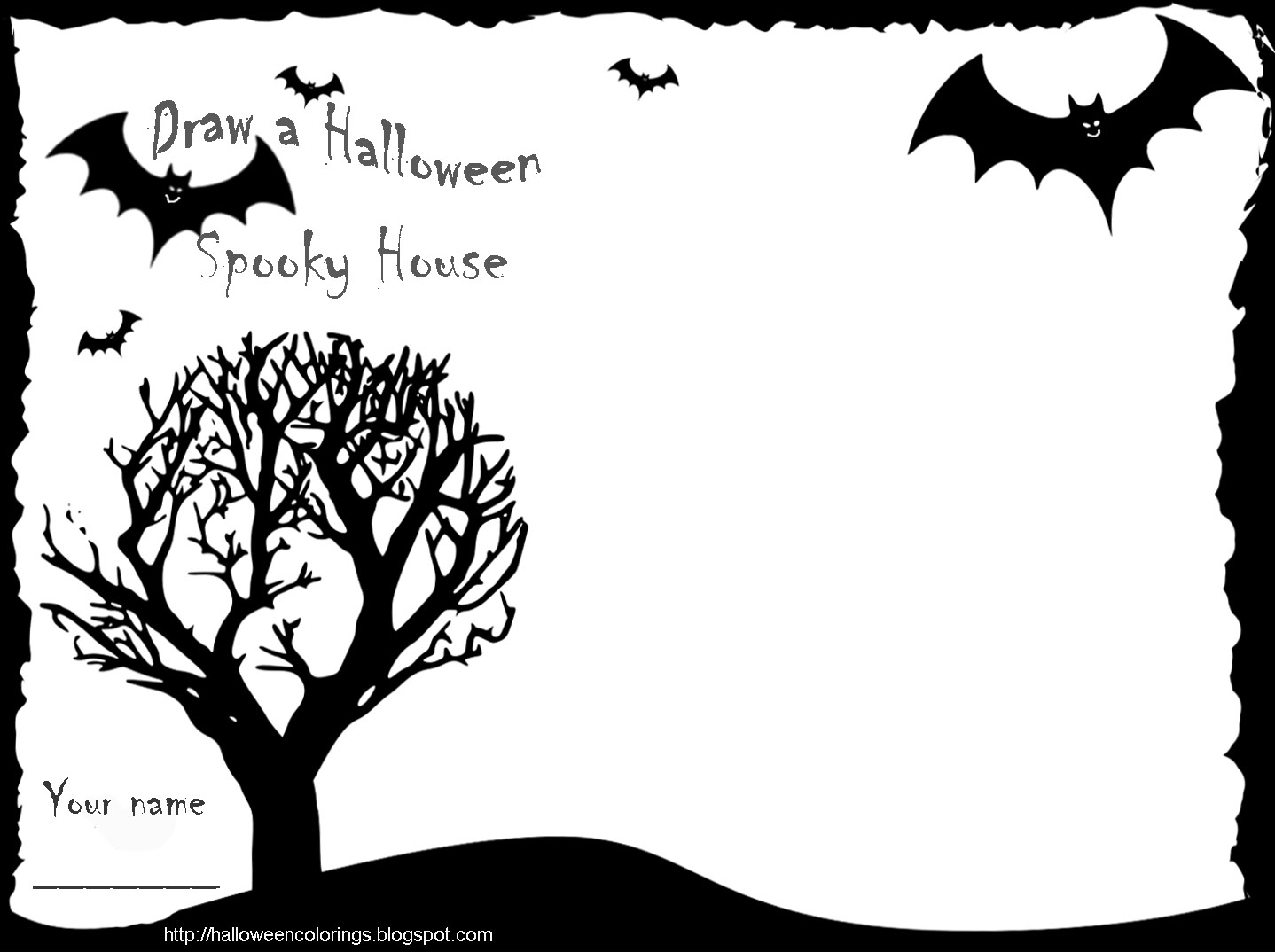 Dibujo para colorear: Halloween (Fiestas y ocasiones especiales) #55515 - Dibujos para Colorear e Imprimir Gratis