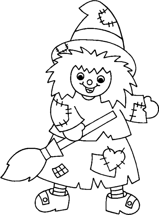 Dibujo para colorear: Halloween (Fiestas y ocasiones especiales) #55518 - Dibujos para Colorear e Imprimir Gratis