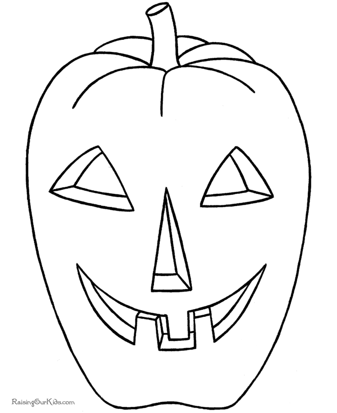 Dibujo para colorear: Halloween (Fiestas y ocasiones especiales) #55526 - Dibujos para Colorear e Imprimir Gratis