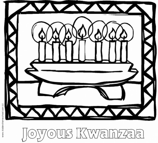 Dibujo para colorear: Kwanzaa (Fiestas y ocasiones especiales) #60408 - Dibujos para Colorear e Imprimir Gratis