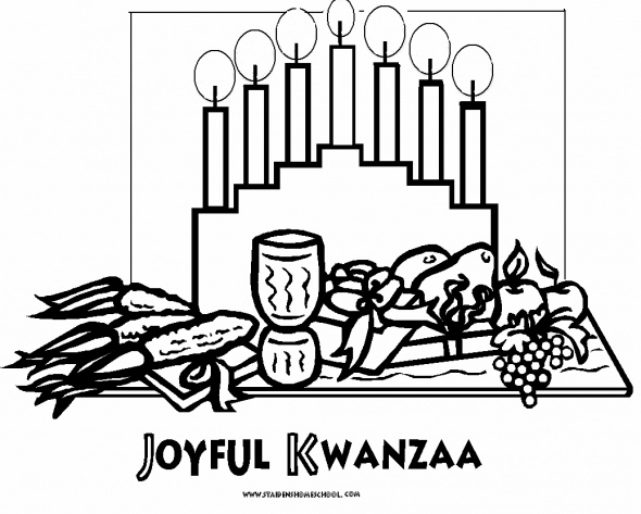 Dibujo para colorear: Kwanzaa (Fiestas y ocasiones especiales) #60425 - Dibujos para Colorear e Imprimir Gratis