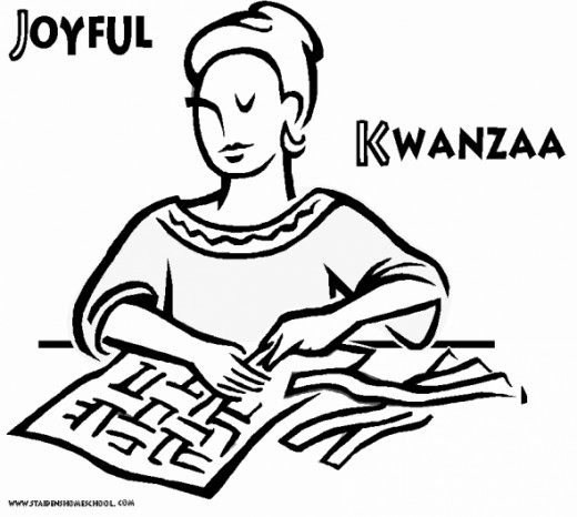 Dibujo para colorear: Kwanzaa (Fiestas y ocasiones especiales) #60438 - Dibujos para Colorear e Imprimir Gratis