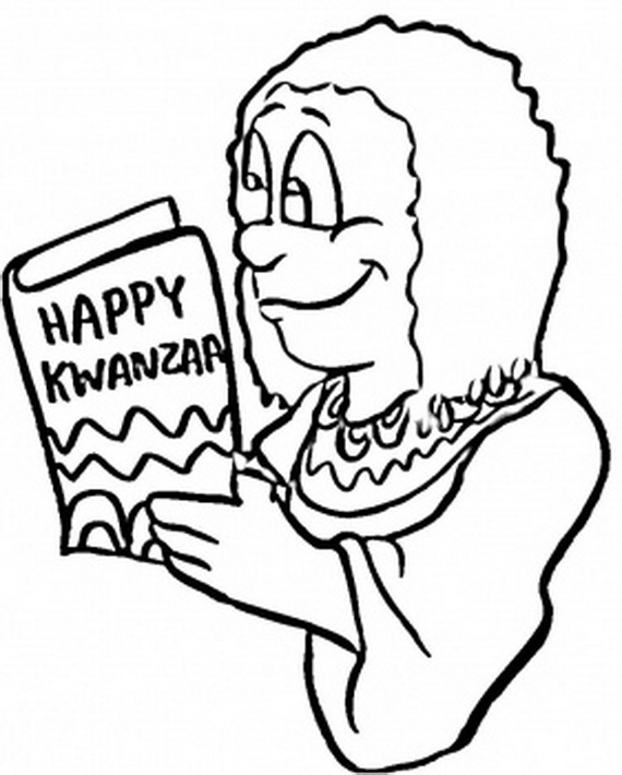 Dibujo para colorear: Kwanzaa (Fiestas y ocasiones especiales) #60460 - Dibujos para Colorear e Imprimir Gratis