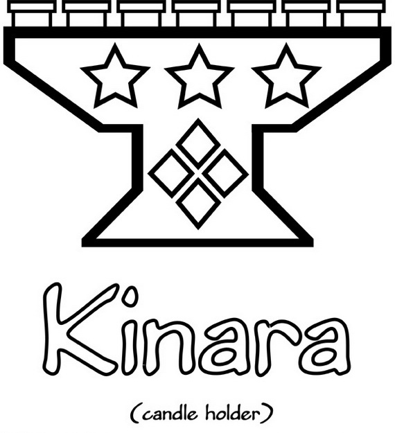 Dibujo para colorear: Kwanzaa (Fiestas y ocasiones especiales) #60475 - Dibujos para Colorear e Imprimir Gratis