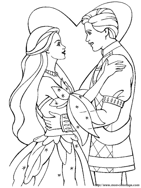 Dibujo para colorear: Matrimonio (Fiestas y ocasiones especiales) #55981 - Dibujos para Colorear e Imprimir Gratis