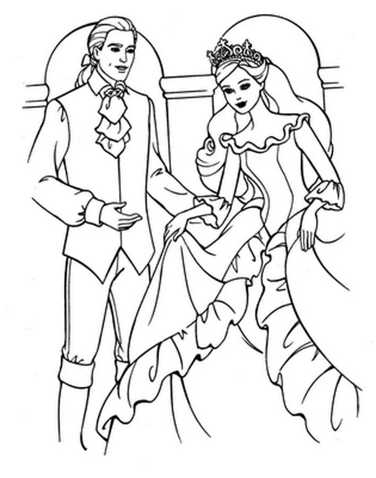 Dibujo para colorear: Matrimonio (Fiestas y ocasiones especiales) #56126 - Dibujos para Colorear e Imprimir Gratis