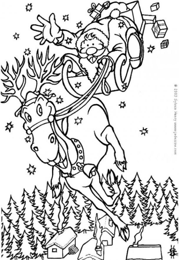 Dibujo para colorear: Navidad (Fiestas y ocasiones especiales) #54765 - Dibujos para Colorear e Imprimir Gratis