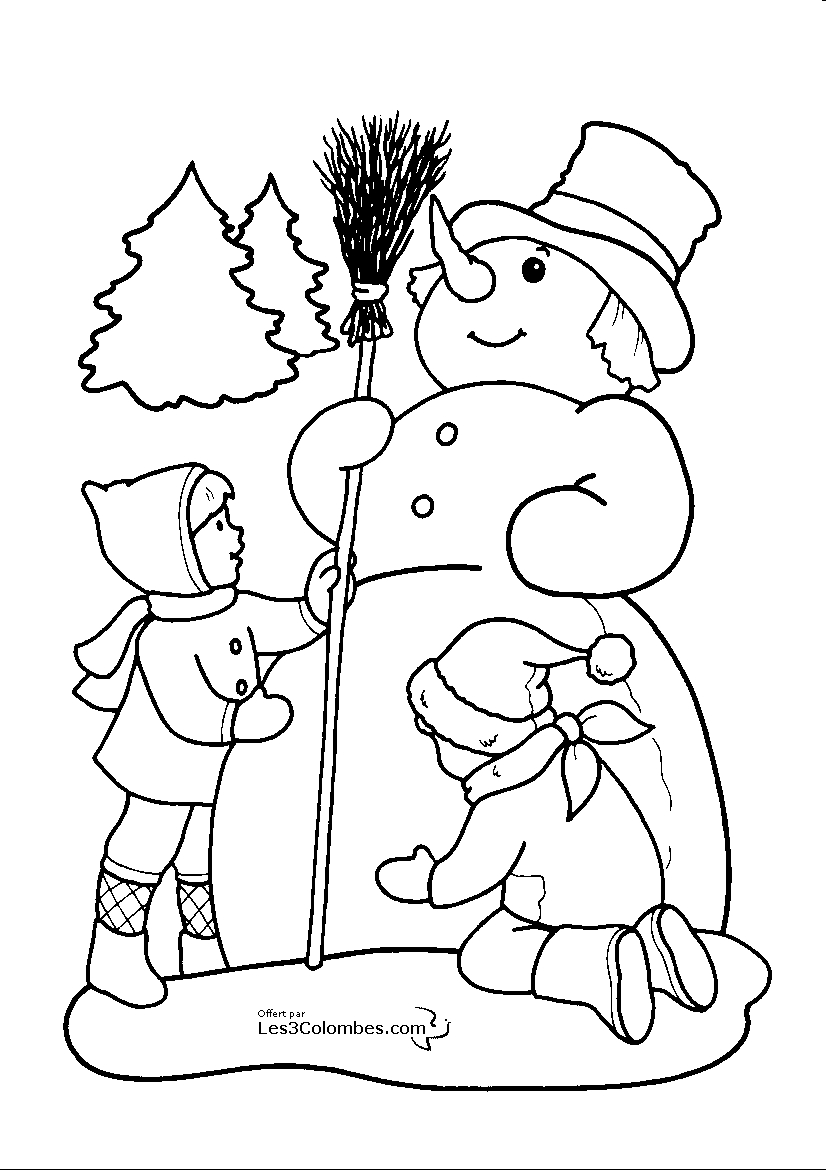 Dibujo para colorear: Navidad (Fiestas y ocasiones especiales) #54770 - Dibujos para Colorear e Imprimir Gratis