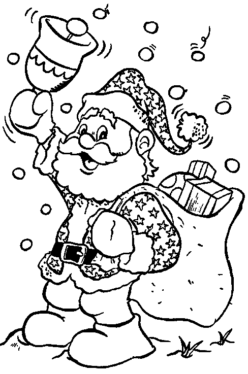 Dibujo para colorear: Navidad (Fiestas y ocasiones especiales) #54771 - Dibujos para Colorear e Imprimir Gratis