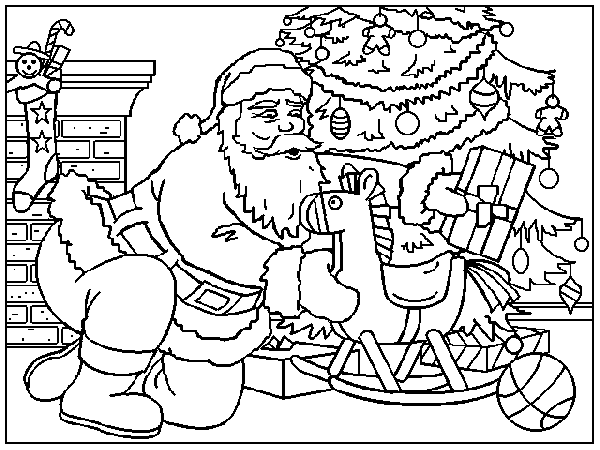 Dibujo para colorear: Navidad (Fiestas y ocasiones especiales) #54777 - Dibujos para Colorear e Imprimir Gratis
