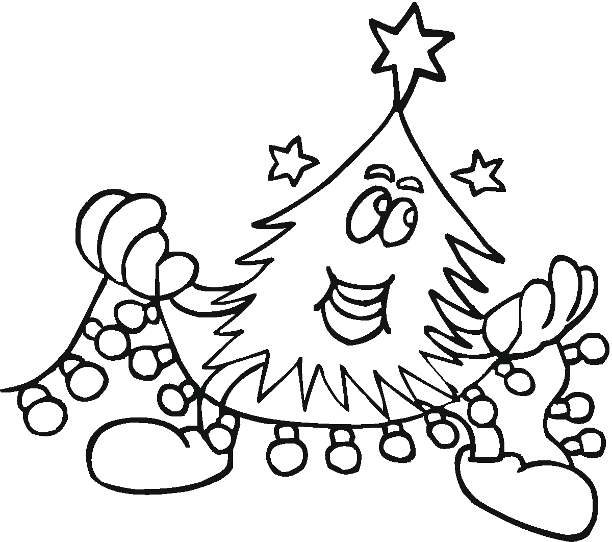 Dibujo para colorear: Navidad (Fiestas y ocasiones especiales) #54782 - Dibujos para Colorear e Imprimir Gratis