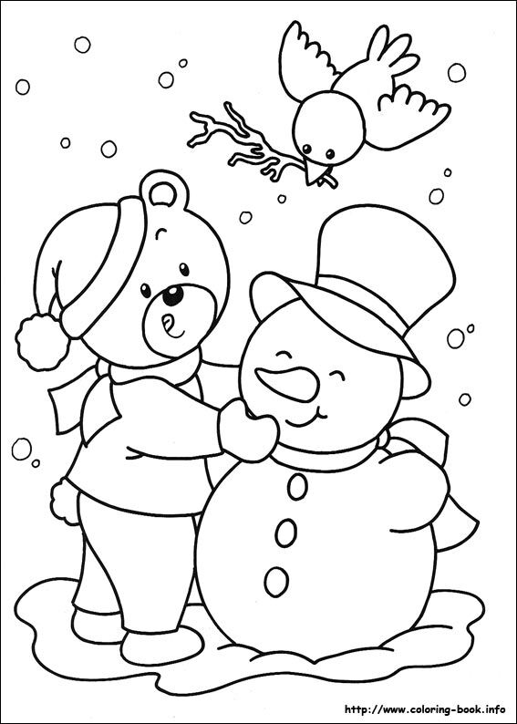 Dibujo para colorear: Navidad (Fiestas y ocasiones especiales) #54795 - Dibujos para Colorear e Imprimir Gratis