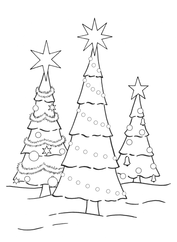 Dibujo para colorear: Navidad (Fiestas y ocasiones especiales) #54797 - Dibujos para Colorear e Imprimir Gratis