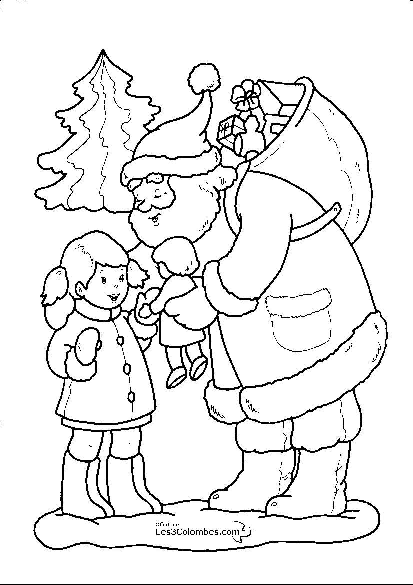 Dibujo para colorear: Navidad (Fiestas y ocasiones especiales) #54876 - Dibujos para Colorear e Imprimir Gratis