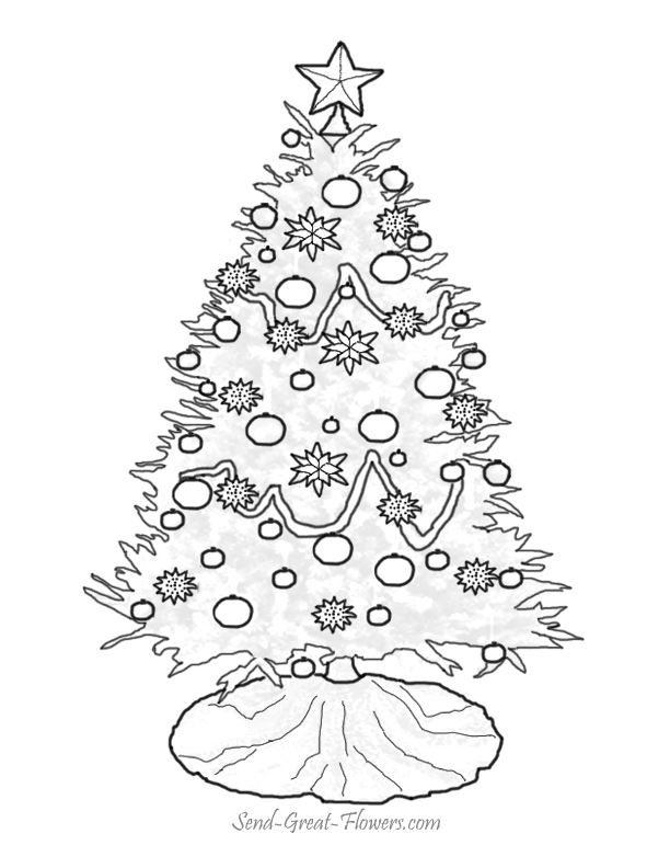 Dibujo para colorear: Navidad (Fiestas y ocasiones especiales) #54888 - Dibujos para Colorear e Imprimir Gratis