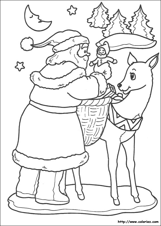 Dibujo para colorear: Navidad (Fiestas y ocasiones especiales) #54900 - Dibujos para Colorear e Imprimir Gratis