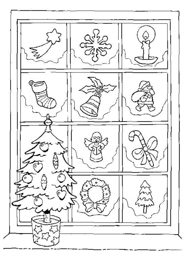 Dibujo para colorear: Navidad (Fiestas y ocasiones especiales) #54946 - Dibujos para Colorear e Imprimir Gratis