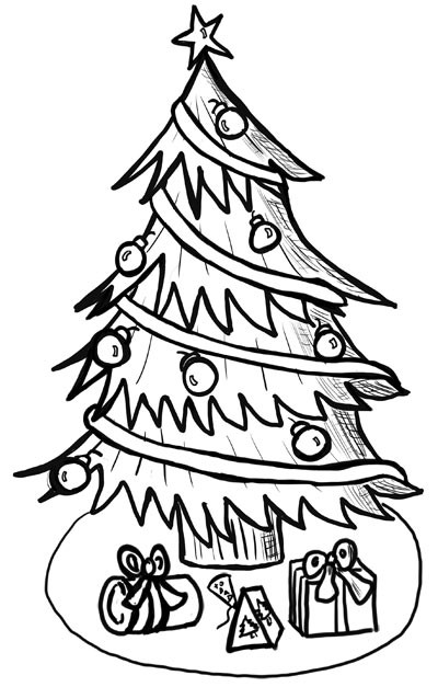 Dibujo para colorear: Navidad (Fiestas y ocasiones especiales) #54976 - Dibujos para Colorear e Imprimir Gratis