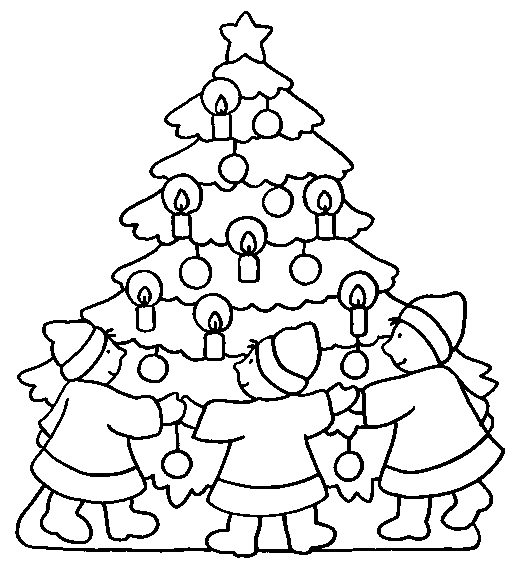 Dibujo para colorear: Navidad (Fiestas y ocasiones especiales) #54984 - Dibujos para Colorear e Imprimir Gratis