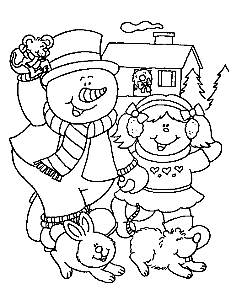 Dibujo para colorear: Navidad (Fiestas y ocasiones especiales) #54985 - Dibujos para Colorear e Imprimir Gratis