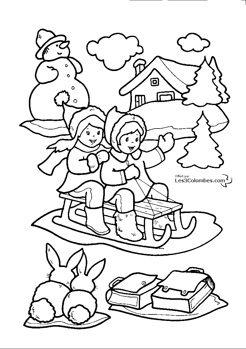 Dibujo para colorear: Navidad (Fiestas y ocasiones especiales) #55043 - Dibujos para Colorear e Imprimir Gratis
