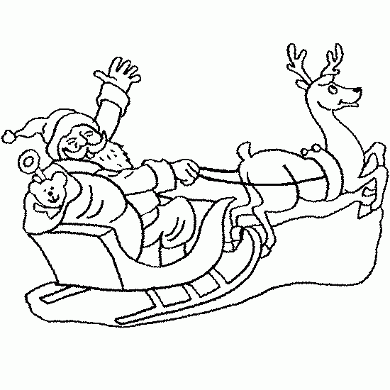 Dibujo para colorear: Navidad (Fiestas y ocasiones especiales) #55065 - Dibujos para Colorear e Imprimir Gratis