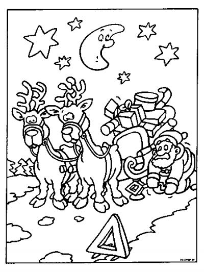 Dibujo para colorear: Navidad (Fiestas y ocasiones especiales) #55074 - Dibujos para Colorear e Imprimir Gratis