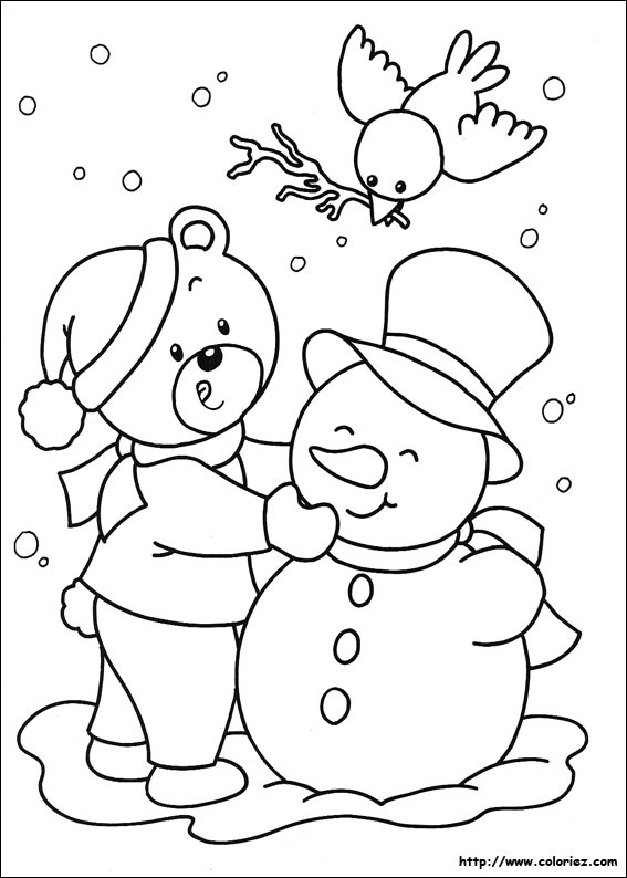 Dibujo para colorear: Navidad (Fiestas y ocasiones especiales) #55081 - Dibujos para Colorear e Imprimir Gratis