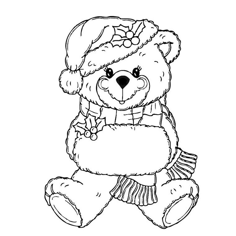 Dibujo para colorear: Navidad (Fiestas y ocasiones especiales) #55087 - Dibujos para Colorear e Imprimir Gratis