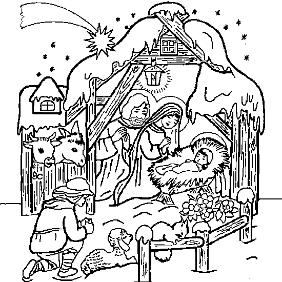 Dibujo para colorear: Navidad (Fiestas y ocasiones especiales) #55105 - Dibujos para Colorear e Imprimir Gratis