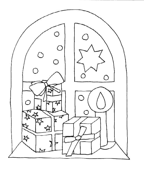 Dibujo para colorear: Navidad (Fiestas y ocasiones especiales) #55121 - Dibujos para Colorear e Imprimir Gratis